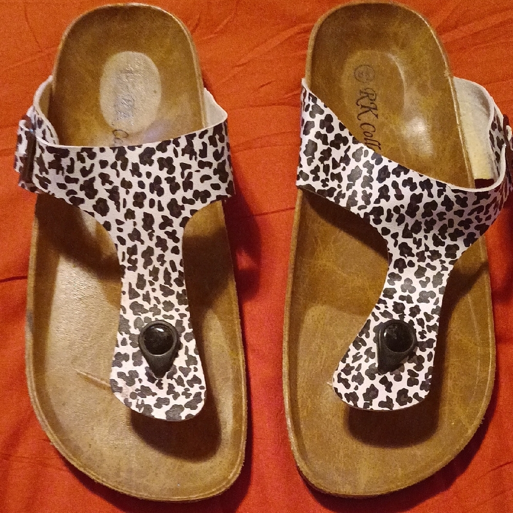Women's Leopard Print Sandals